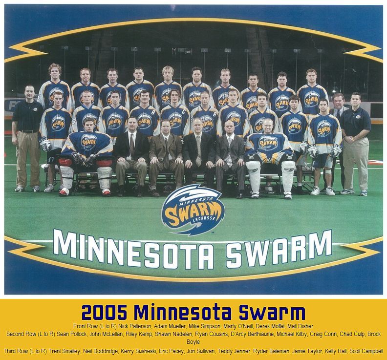 2005 Minnesota Swarm Team Photo
