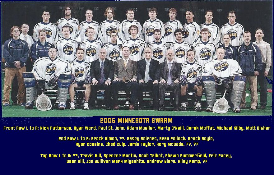 2005 Minnesota Swarm Team Photo