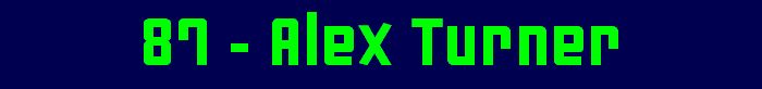 87 - Alex Turner