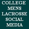 College Mens Lacrosse Social Media